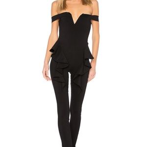 NWT x REVOLVE Jeric Jumpsuit in Black Michael Costello
